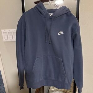 Nike Men's Dark Blue Hoodie